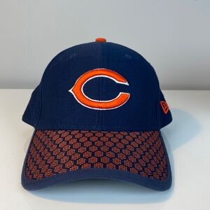 New Era Chicago Bears Navy Sideline Hat Size L/XL